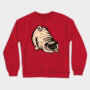 Pug Stretching Crewneck Sweatshirt